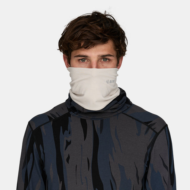 Double Up Heavyweight Antarctic Grid Fleece Neck Gaiter