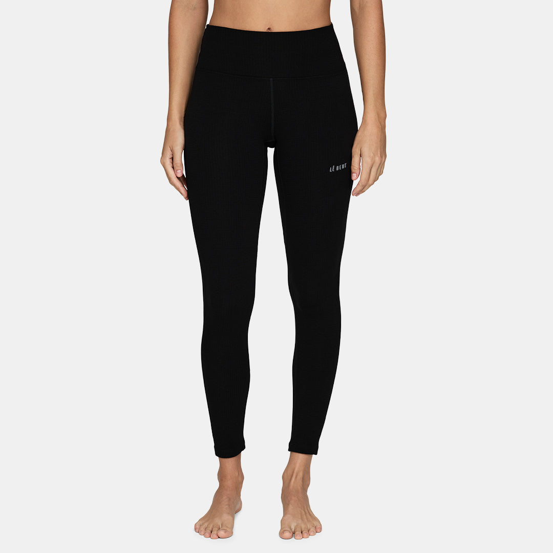 Womens Merino Heavyweight Grid Fleece Base Layer Bottom