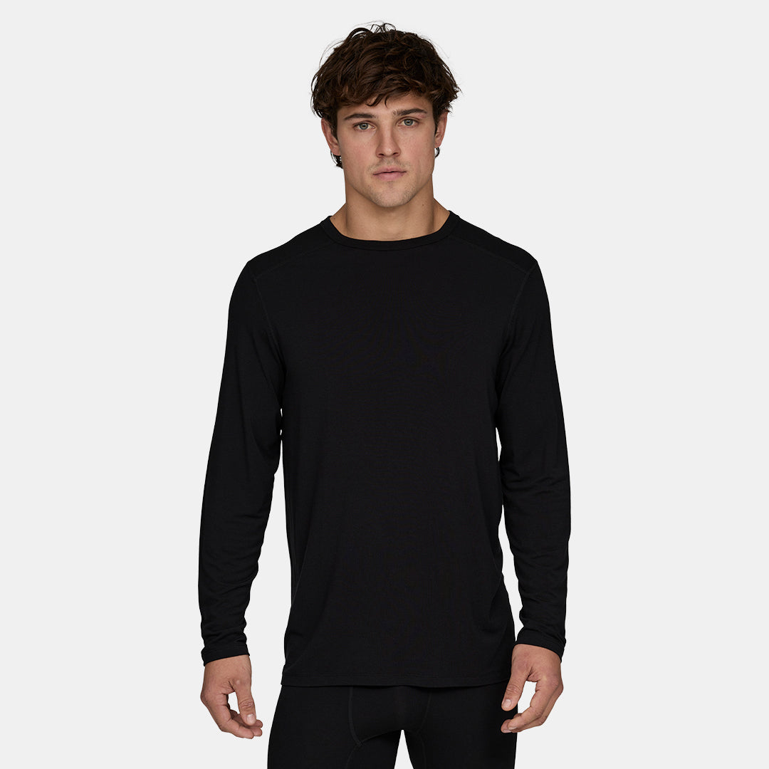 Mens Merino Lightweight Base Layer Crew