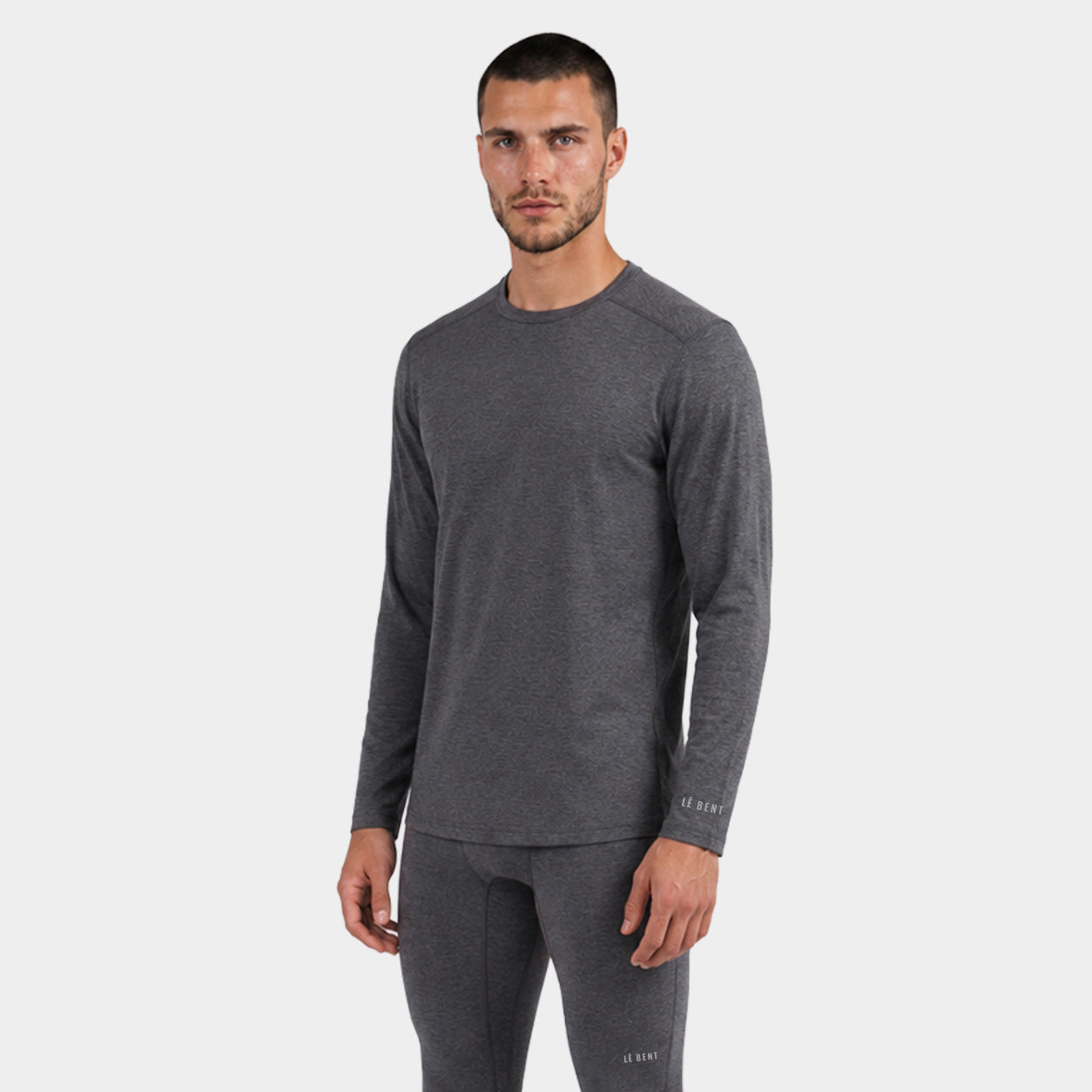 Mens Merino Midweight Base Layer Crew