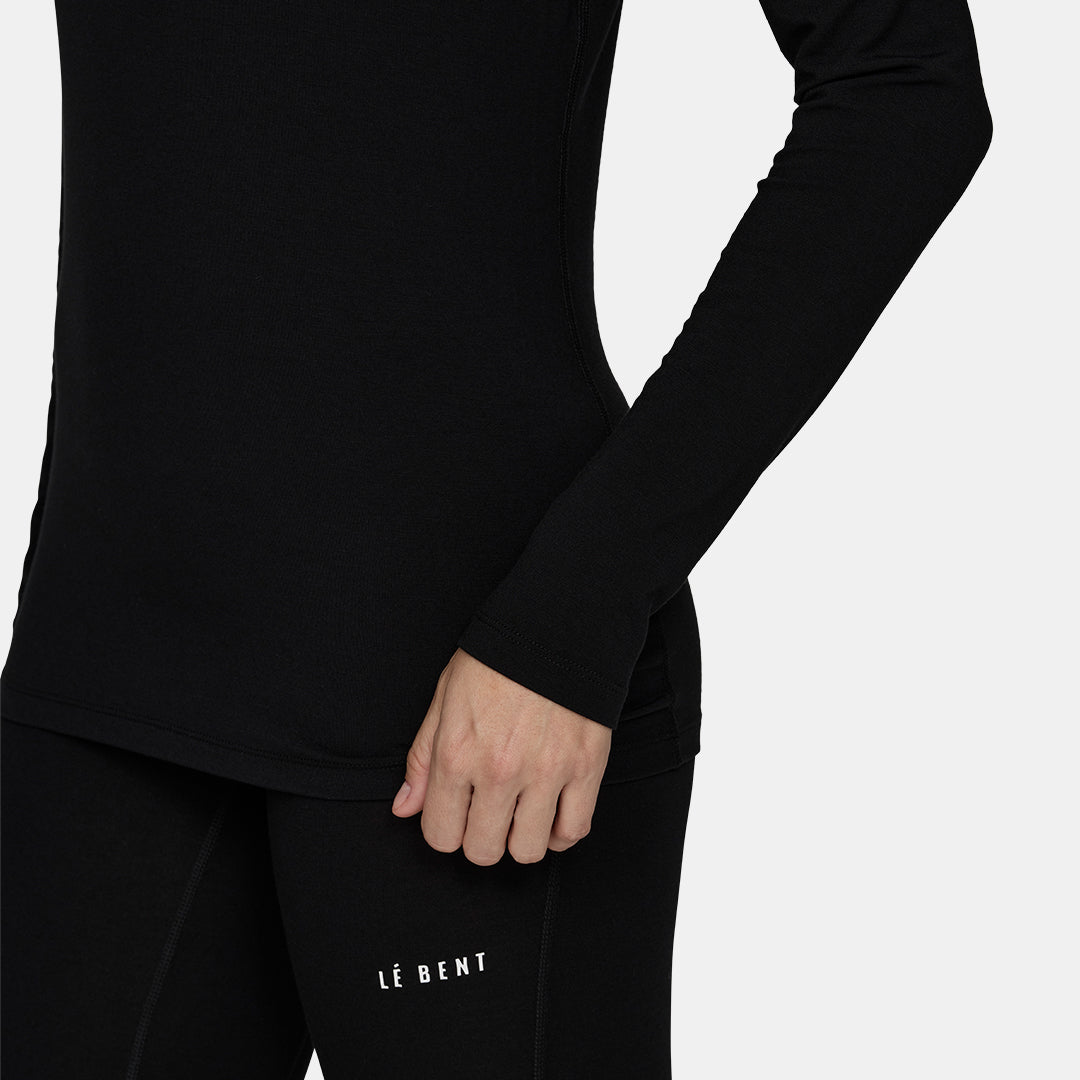 Womens Merino Midweight Base Layer Crew