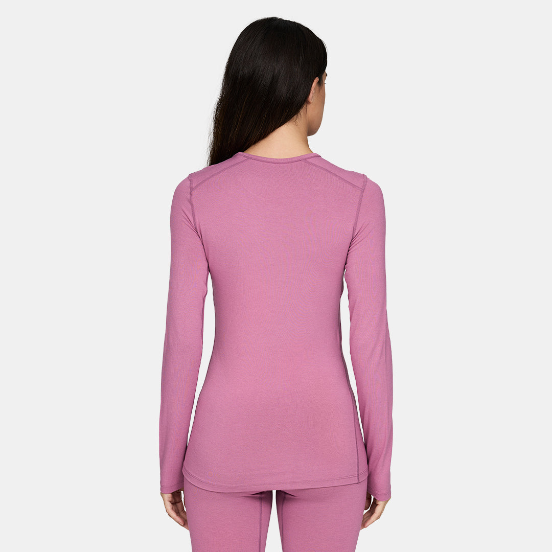 Womens Merino Midweight Base Layer Crew