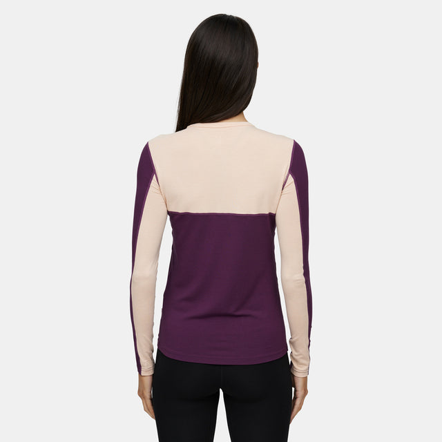 Womens Geo Midweight Crew Base Layer