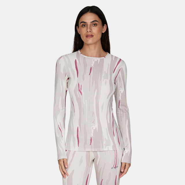 Womens Heavyweight Antarctic Grid Fleece Crew