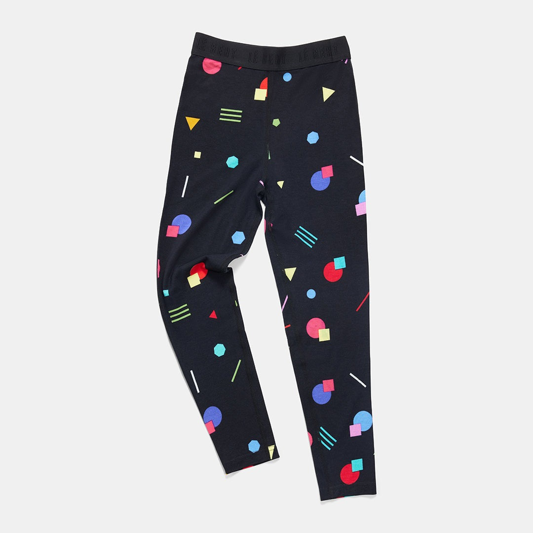 Kids Merino Confetti Midweight Base Layer Bottom