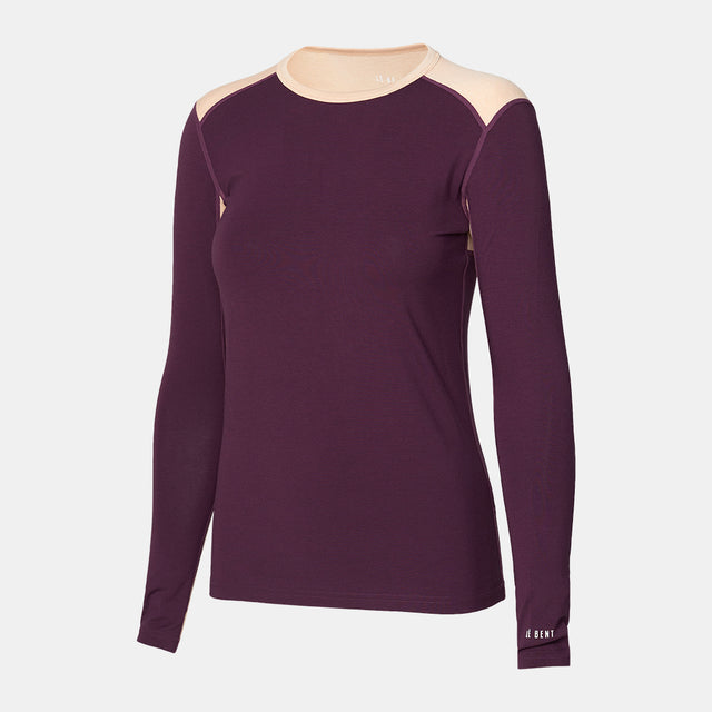 Womens Geo Midweight Crew Base Layer