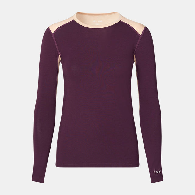 Womens Geo Midweight Crew Base Layer