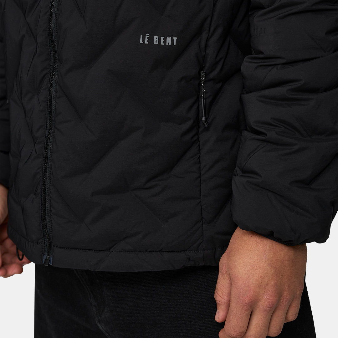 Mens Down Hooded Jacket