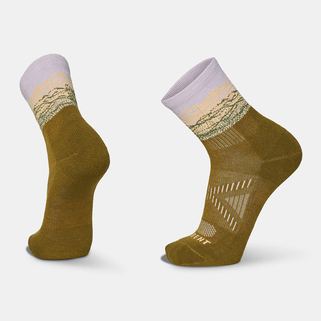 Light Cushion Merino The Range Mini Sock – Woodland Moss