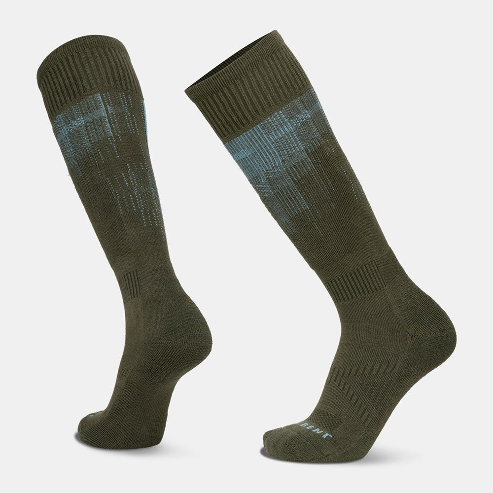 Light Cushion Merino Pixel Snow Sock