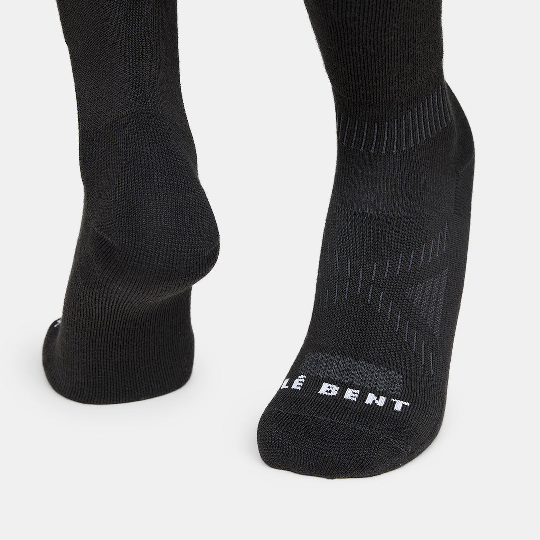 Targeted Cushion Merino Logo Snow Sock