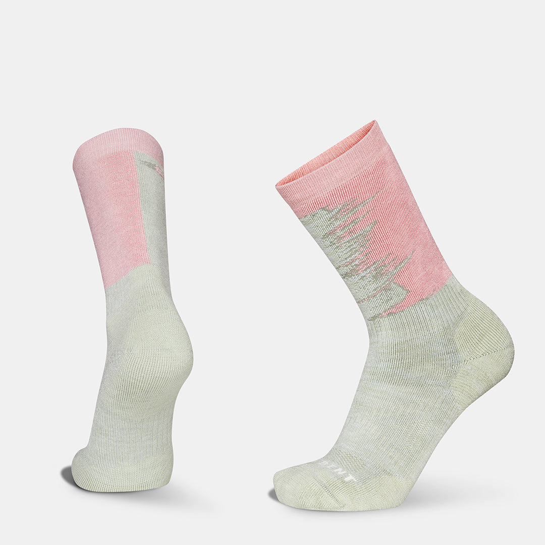 Full Cushion Merino Nordic Xc Snow Sock – Sea Foam