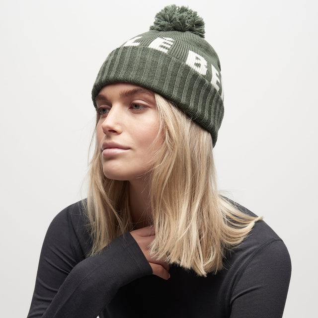 The Logo Pom Pom Beanie